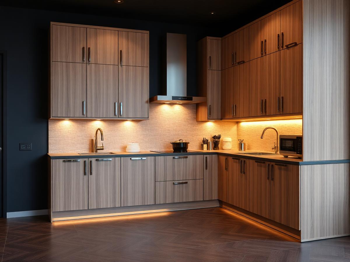 PVC U-Shape Kitchen
