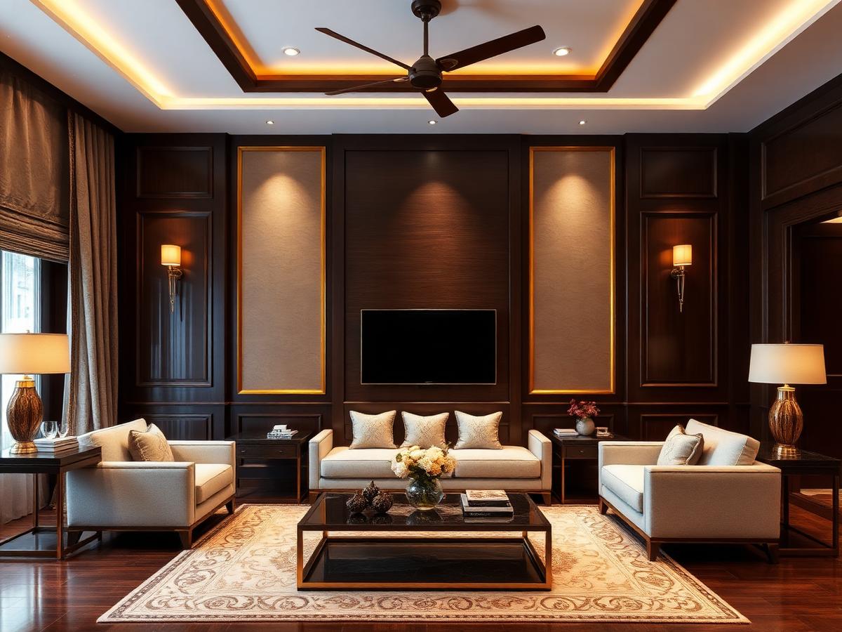Elegant living room interior